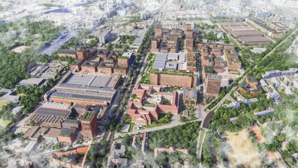 Grundsteinlegung für Zukunftsort Siemensstadt Square in Berlin