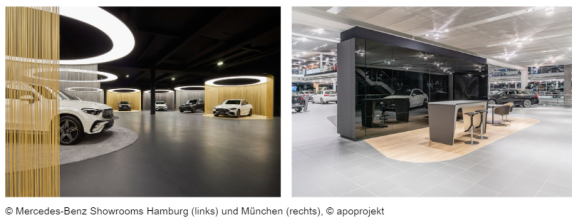 apoprojekt baut 9.000 m² Showroomfläche für führenden Automobilhersteller um