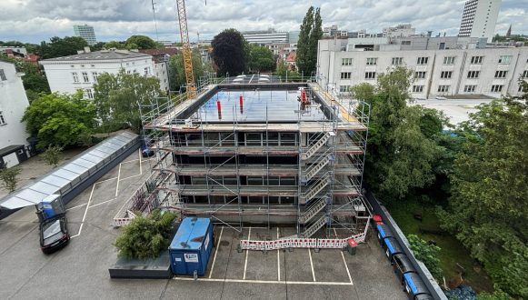 Büro-Neubau und Erweiterung des Firmensitzes von Paribus und Mutabor in Hamburg-Altona