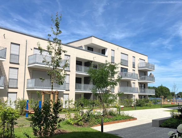 Instone Real Estate stellt Baufeld „Neckar.Living“ in Rottenburg am Neckar fertig
