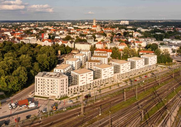 Instone stellt das Projekt Augusta und Luca in Augsbburg fertig