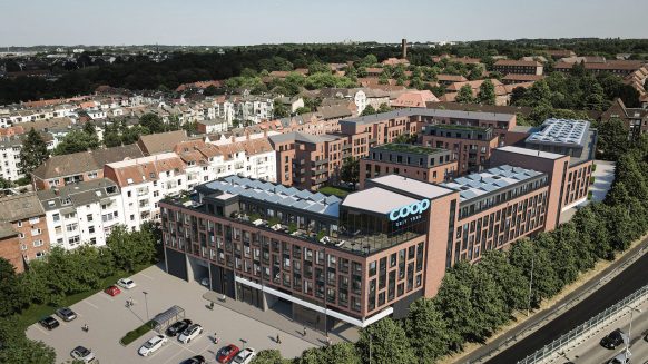 „Stammhaus Quartier“: DITTING und OTTO WULFF legen Grundstein für neuen Firmensitz von coop in Kiel