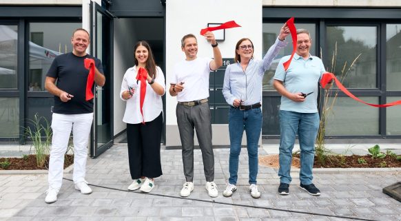 Fertigstellung in Durlach: Volkswohnung schafft neuen Wohnraum in der Wachhausstraße