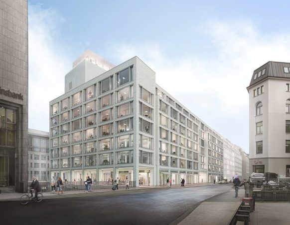 Art-Invest Real Estate und Haspa vereinbaren Finanzierung für das Großprojekt Alter Wall 40 in Hamburg