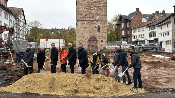 Offizieller Baustart für den Nikolaiplatz in Eschwege