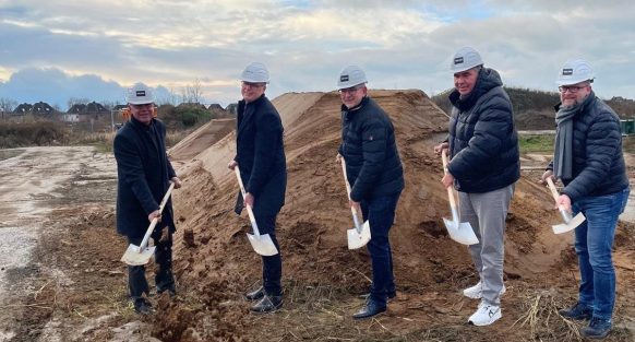 Spatenstich für 61 Wohneinheiten des Neubauprojekts „Am Auenpark“ in Selm